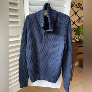 Banana Republic Vintage Italian Yarn Wool Medium Unisex Navy